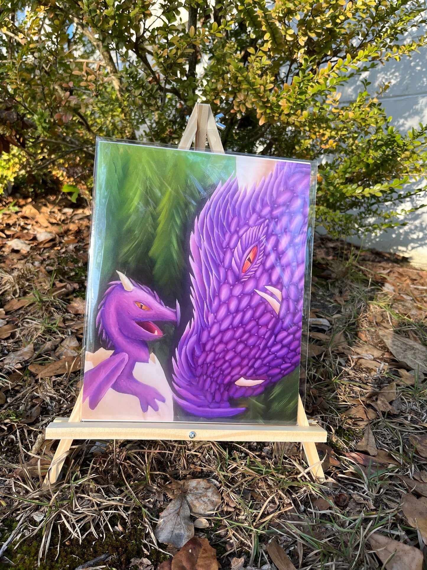 "Mama Dragon" giclee art print