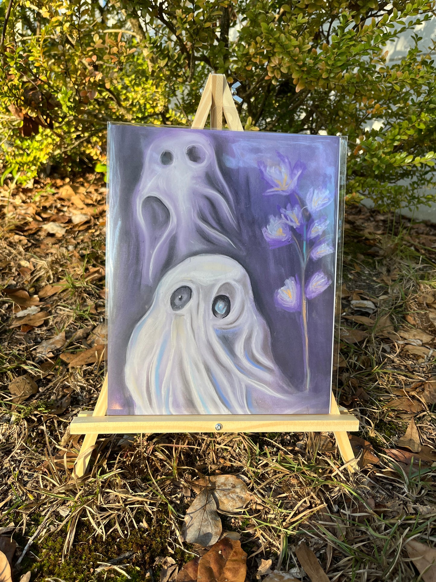 "Iris meets Ghost" giclee art print