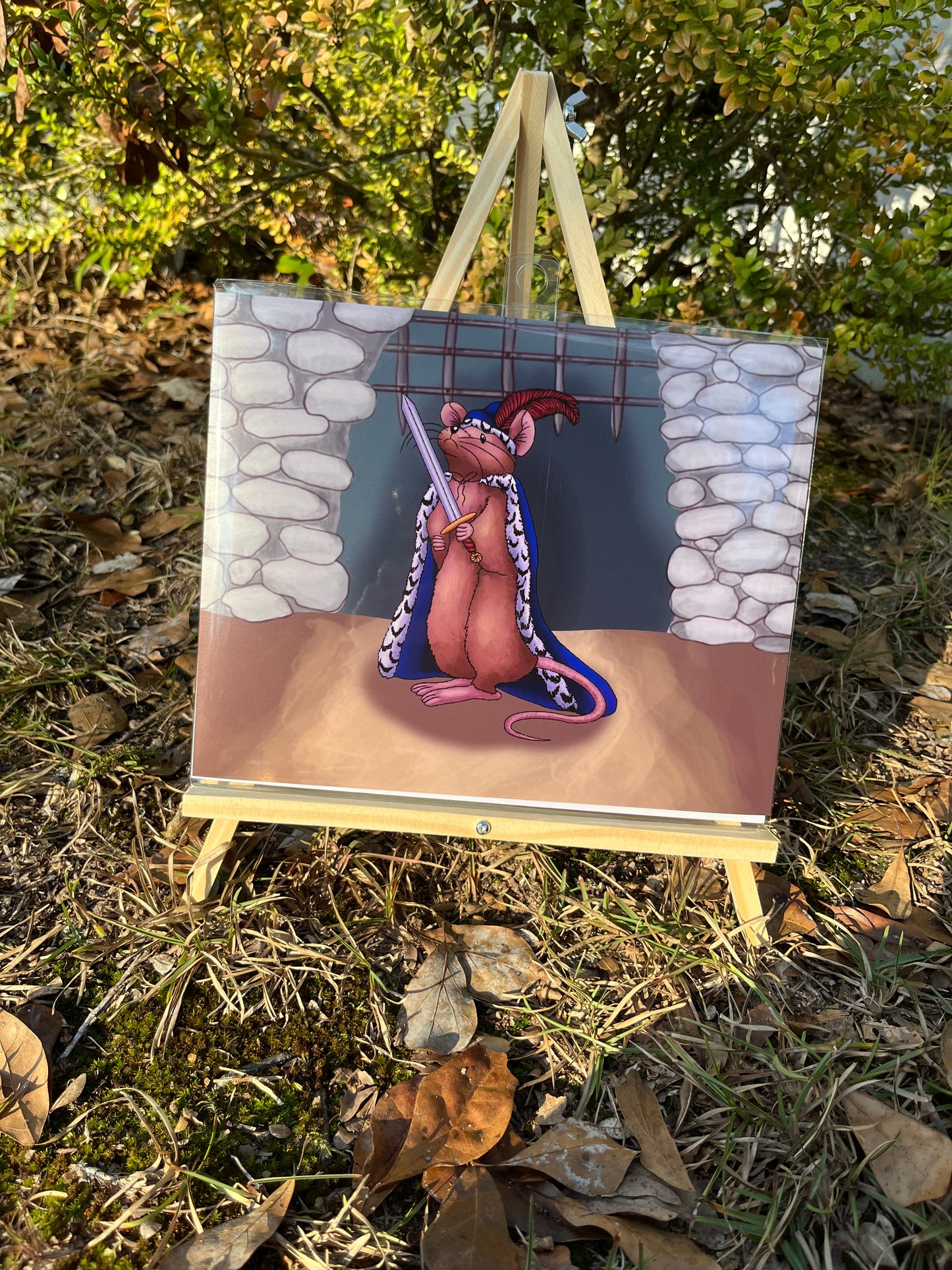 "Sir Mouse" giclee art print