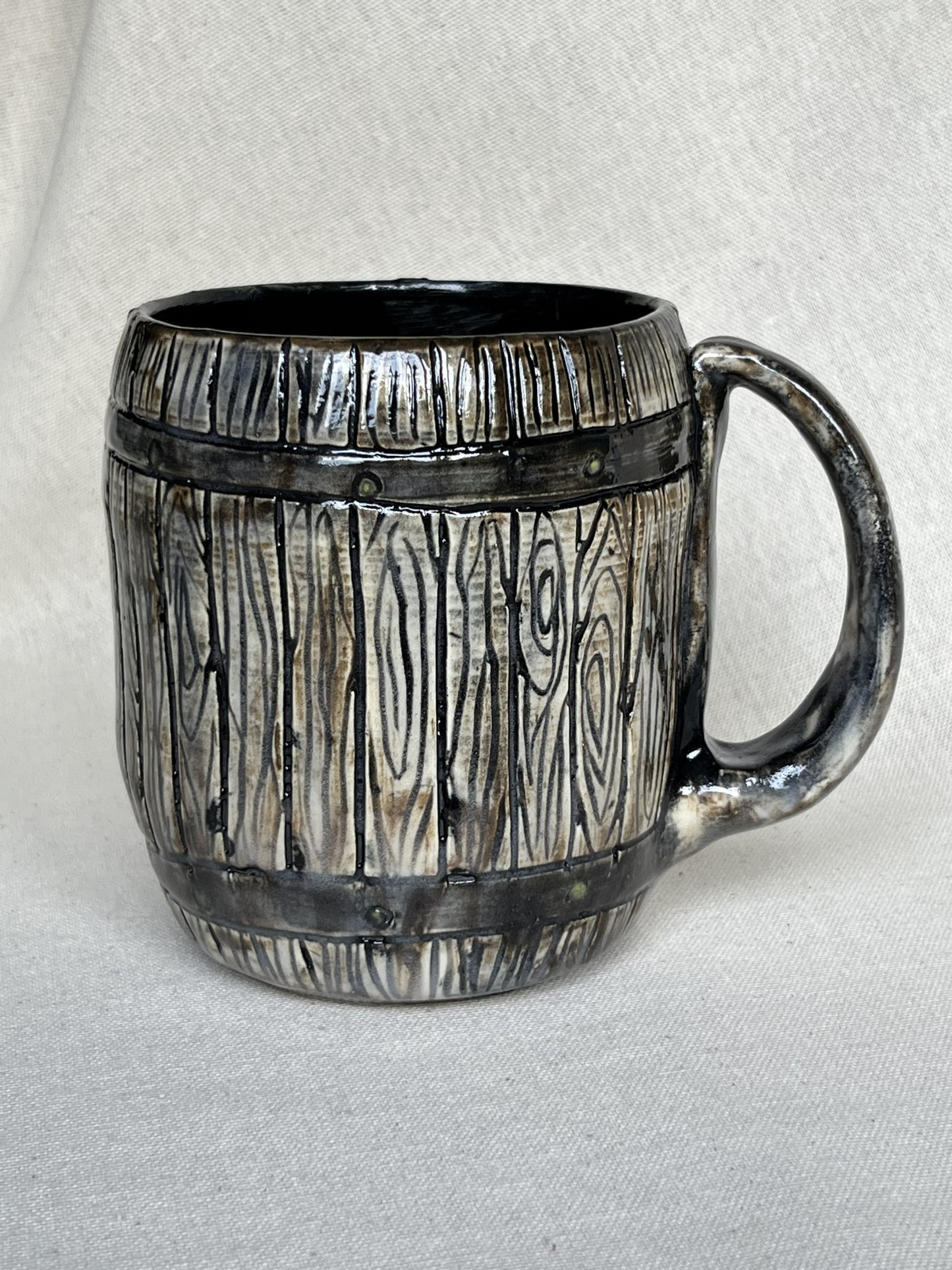 Barrel Mug, black interior