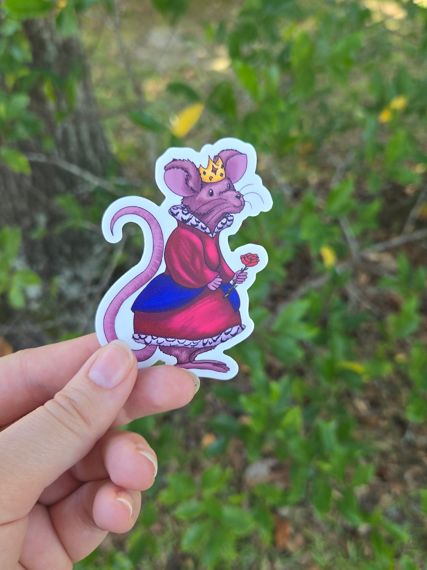 Queen Mouse 3'' Weatherproof Vinyl Sticker