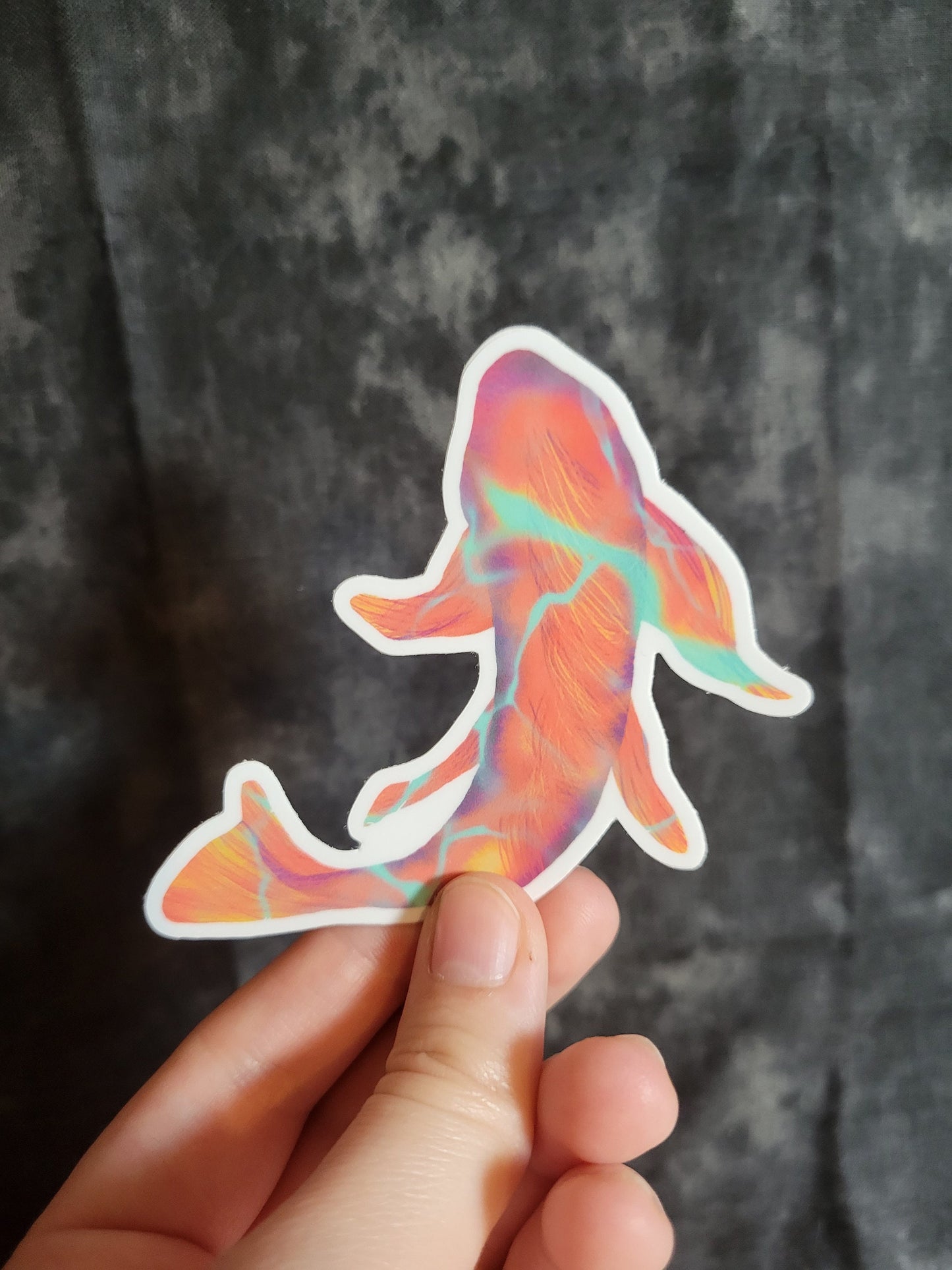 Koi fish Weatherproof Vinyl Sticker