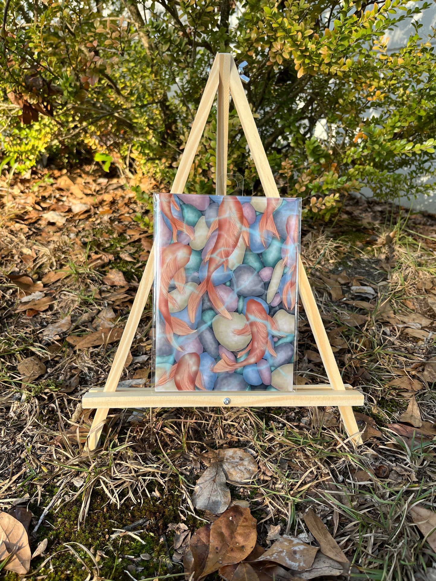 "Koi Pond" giclee art print