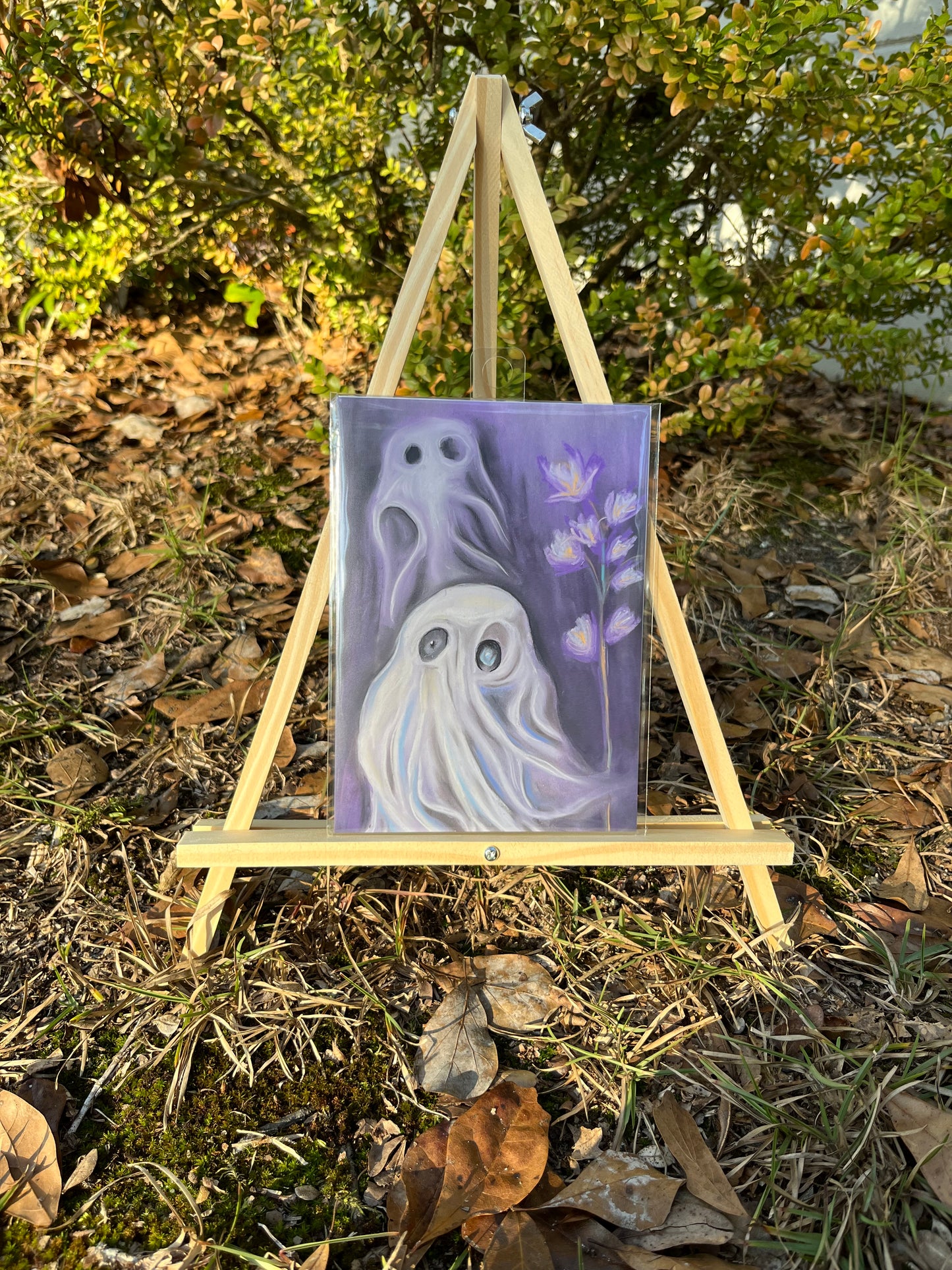 "Iris meets Ghost" giclee art print
