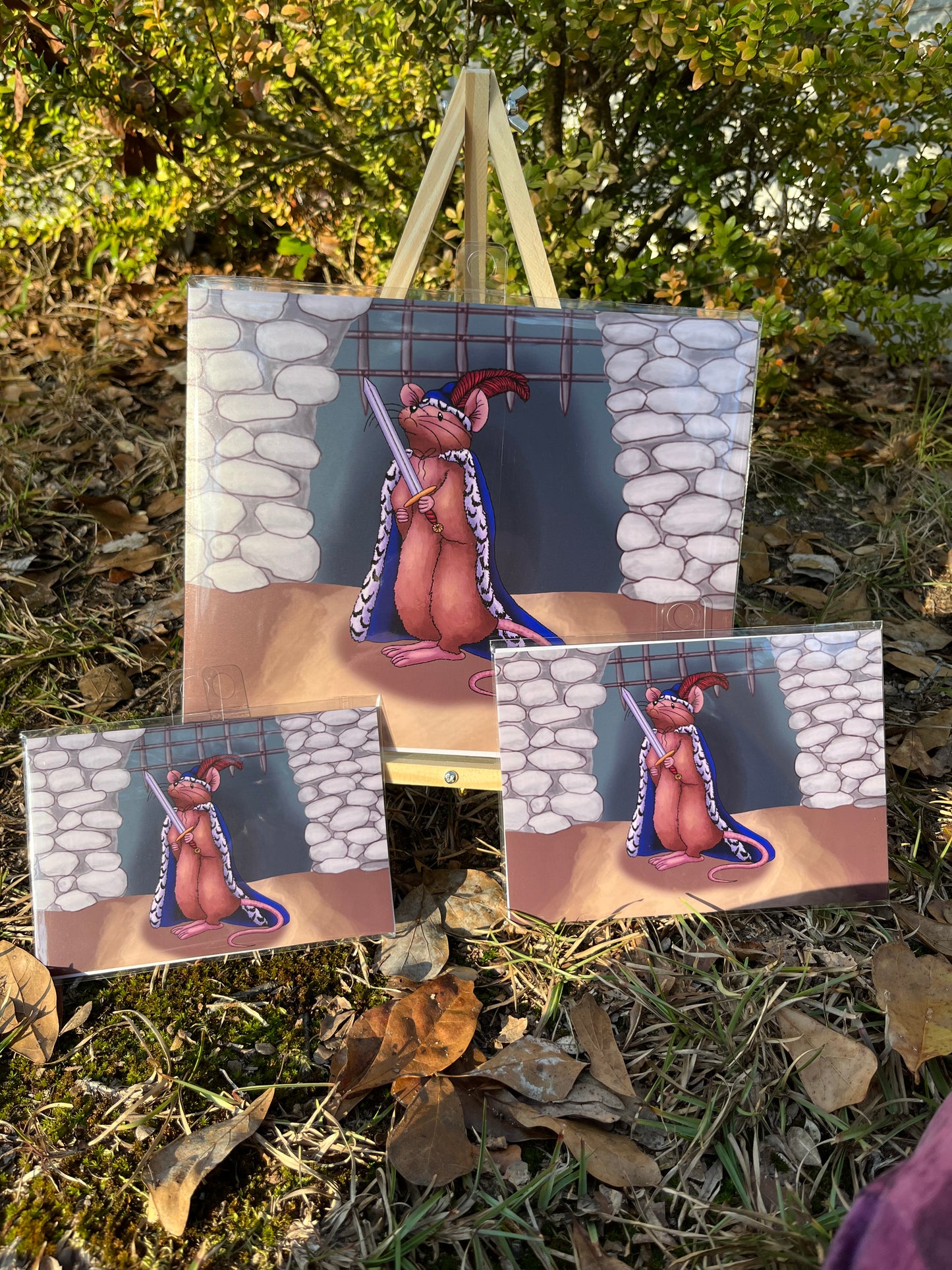 "Sir Mouse" giclee art print