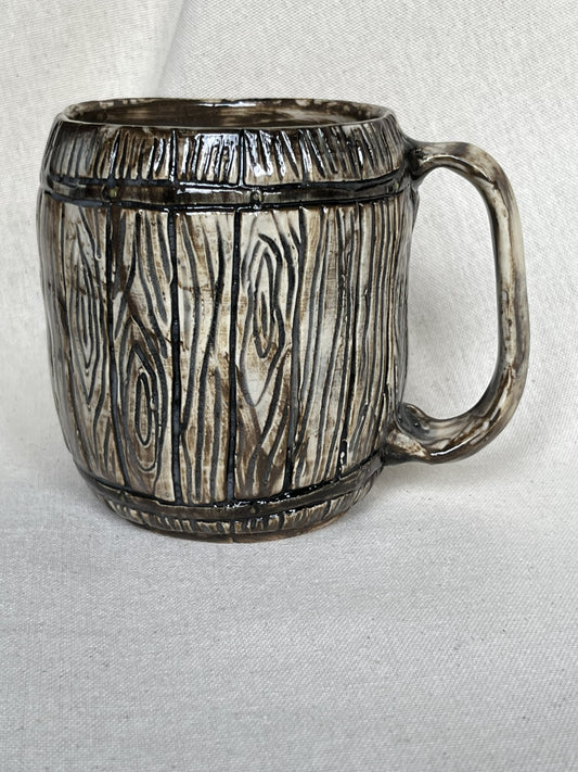 Barrel Mug, brown interior