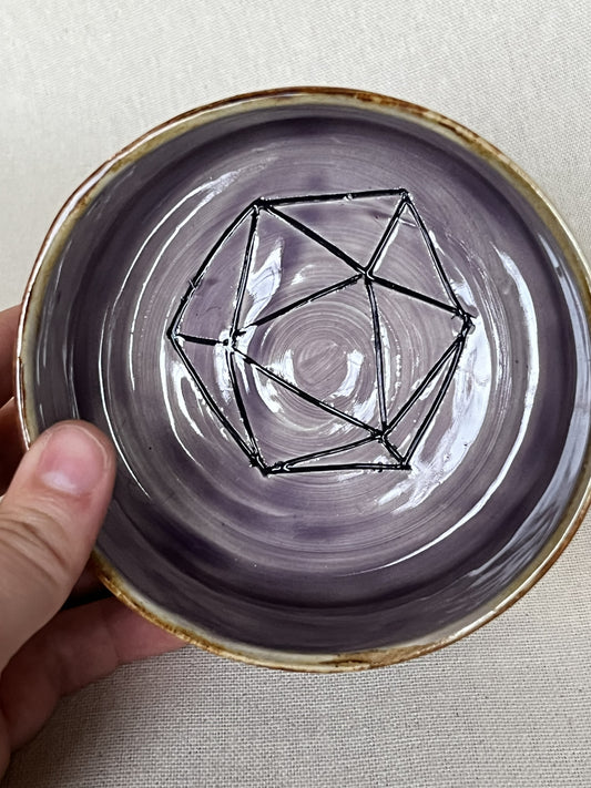 Small Dungeons and Dragons themed Dice Bowl