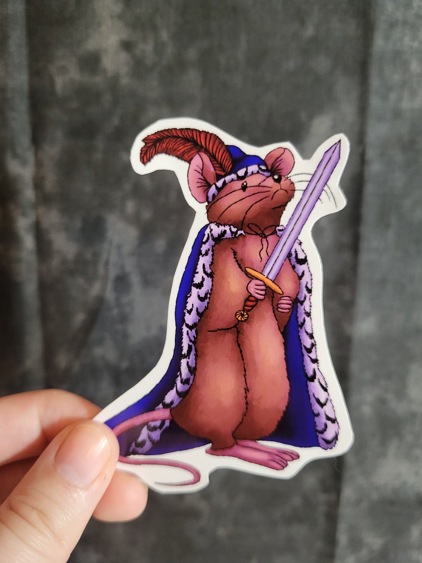 Sir Mouse Weatherproof Vinyl Sticker